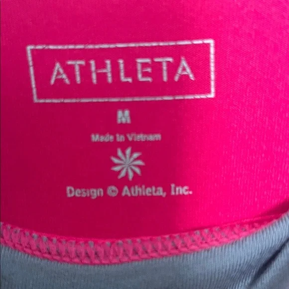Athleta Crimson and Charcoal Women's Hoodie - Picture 3 of 6